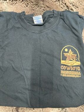 Cowboys Dancehall San Antonio Black Short-Sleeve Graphic Tee
